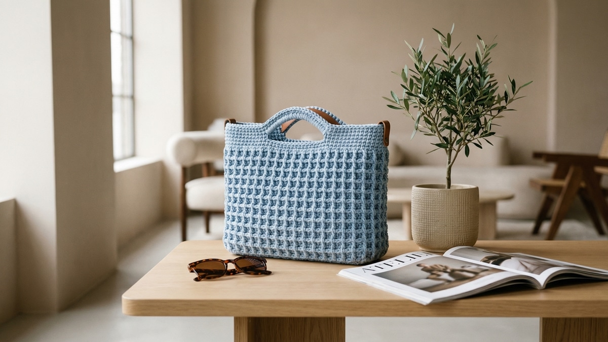 Eleve o seu estilo fazendo 12 bolsas de crochê irresistíveis + vídeo aula