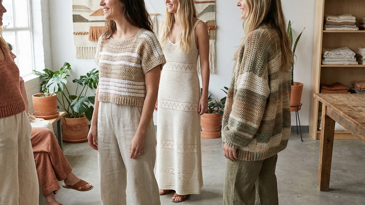 Aprenda a usar pontos de crochê e mude todo o seu guarda-roupa!