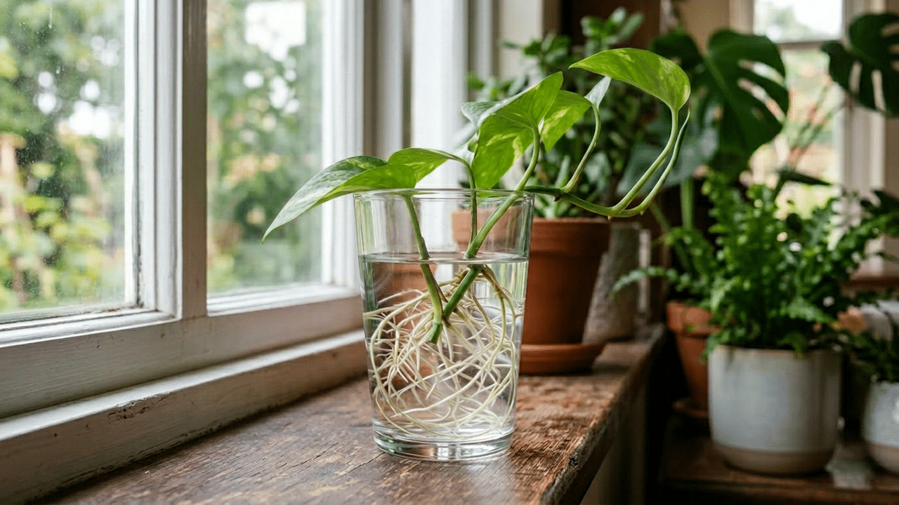O método para fazer mudas de qualquer planta usando apenas um copo de água e um pouco de paciência