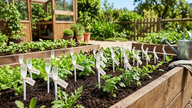 Colocar garfo de plástico na horta se torna comum entre os jardineiros