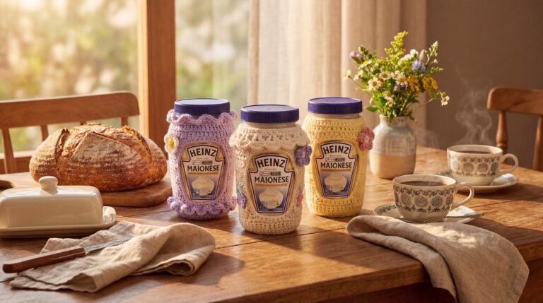 Heinz distribui “looks” de crochê para maioneses: saiba como garantir o seu