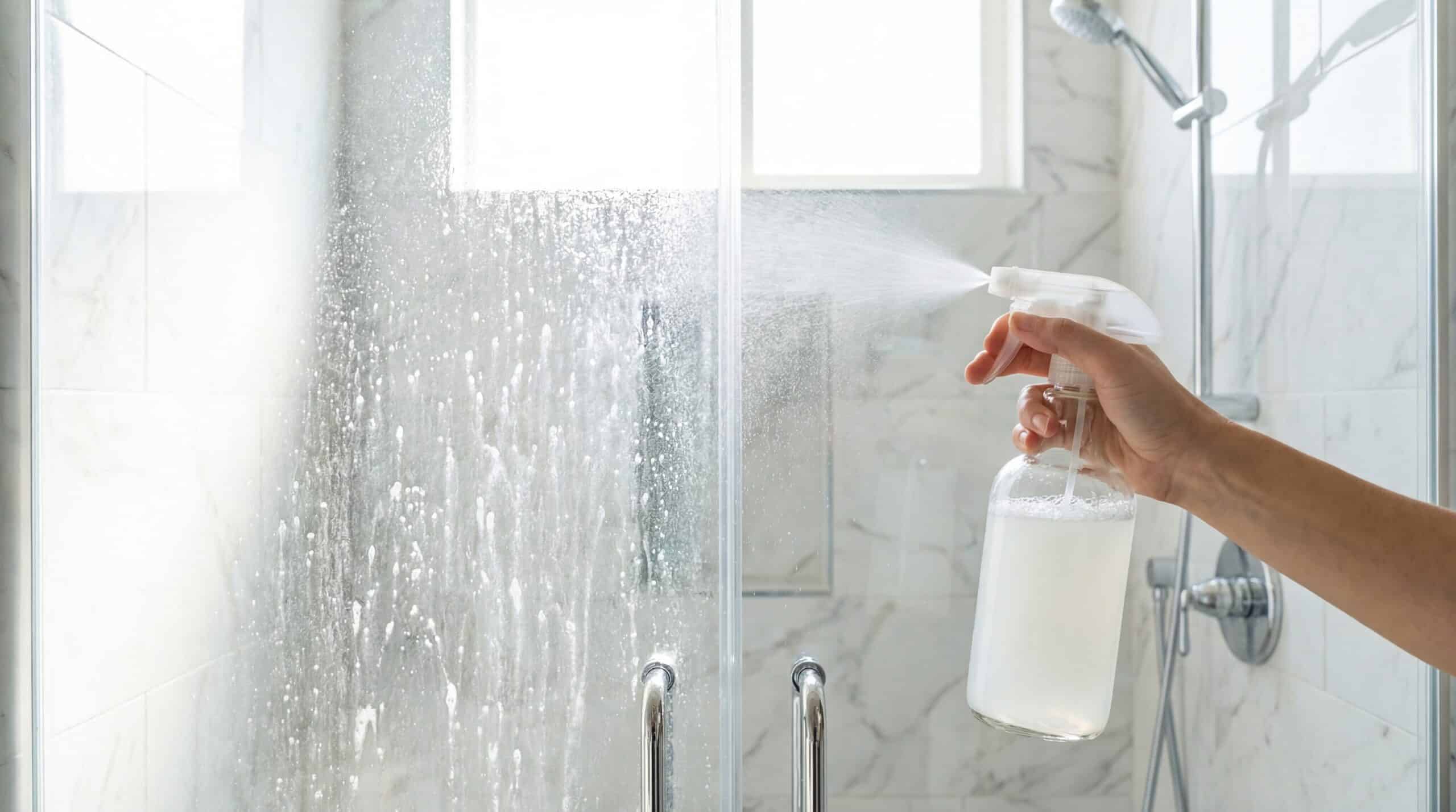 Limpar box de banheiro: a misturinha caseira que remove manchas de água e sabão