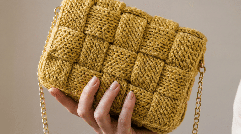 Bolsa Crochê Trançada