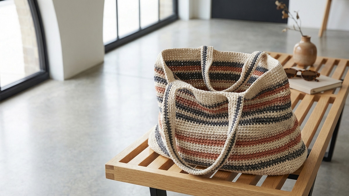 Crie lindas bolsas de crochê com versatilidade para o seu dia a dia