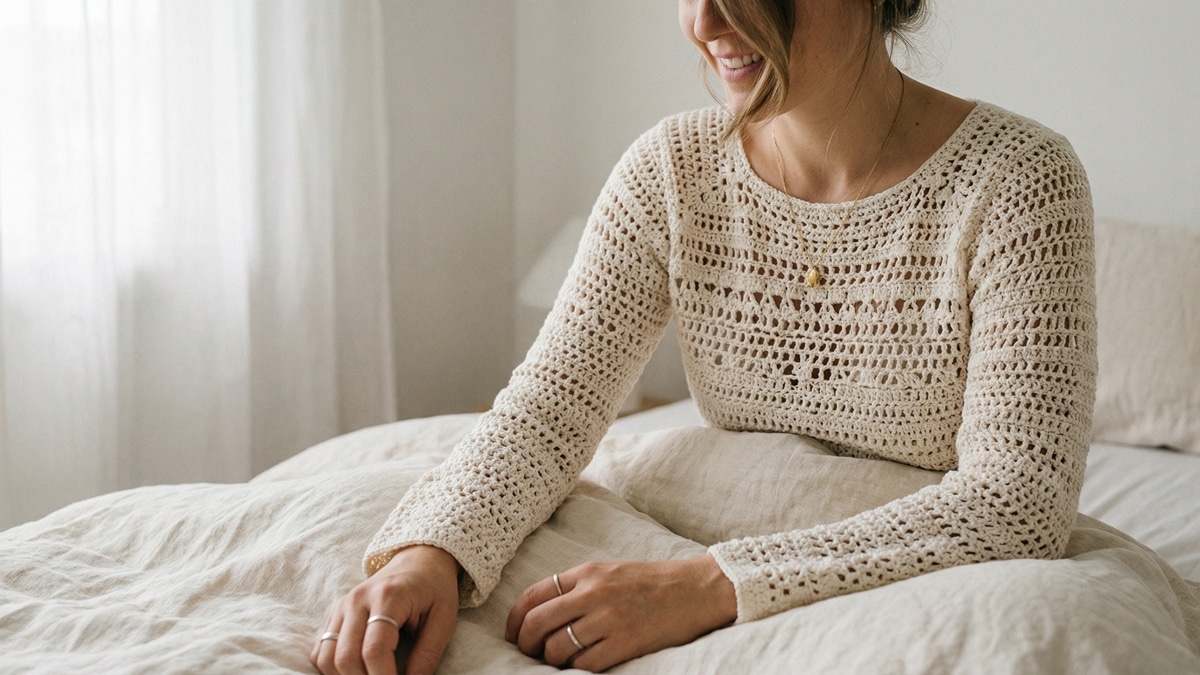 Aprenda a fazer blusas de crochê perfeitas e transforme o seu guarda-roupa!