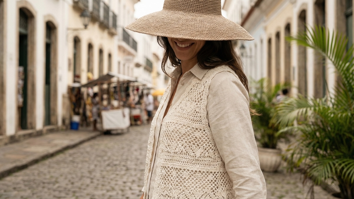 Coletes de crochê que voltaram à moda para transformar os seus looks!