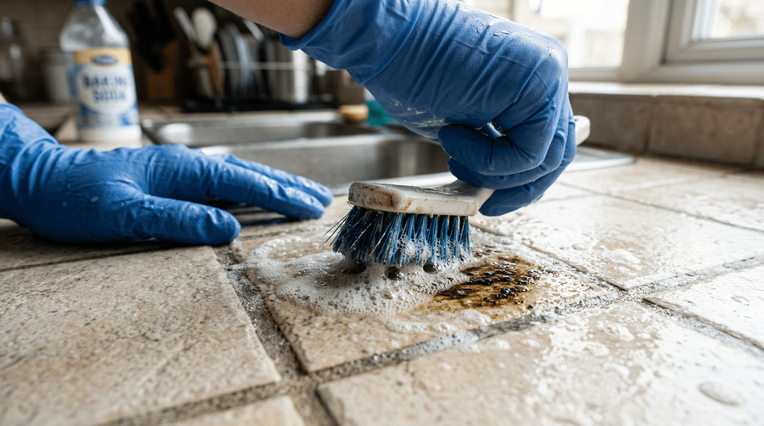 Como acabar com manchas no piso difíceis de limpar