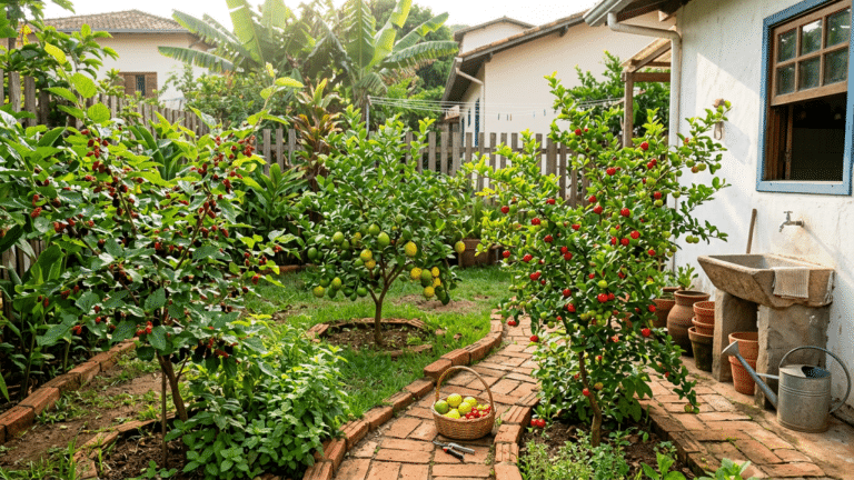 QUINTAL COM ARVORES FRUTÍFERAS
