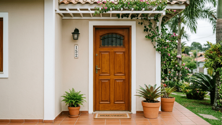 porta de entrada da casa