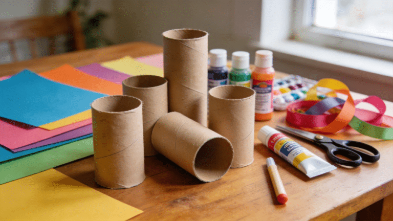 Rolos de papel higienico sendo reutilizados