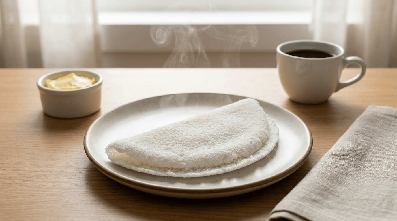 Tapioca sempre molhadinha que substitui o pão: o truque para não deixá-la quebradiça e seca