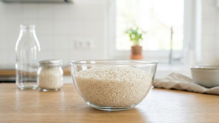 Aprenda o truque com arroz para limpar o fundo de garrafas e vasos estreitos em 2026