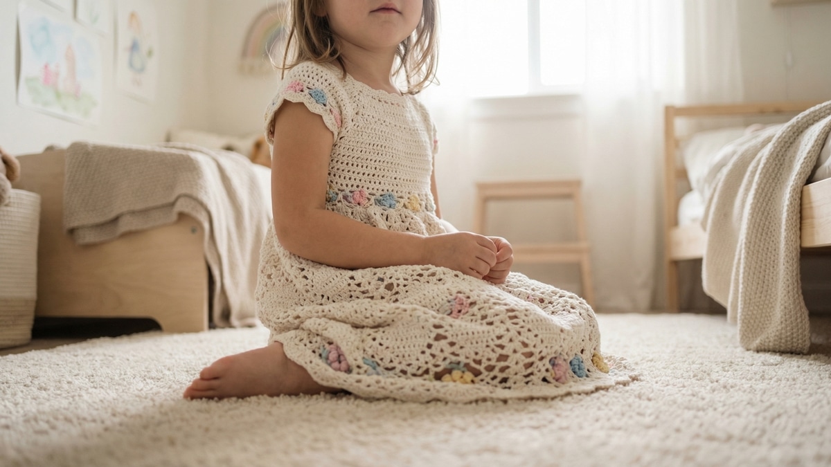 Transforme o guarda-roupa das pequenas criando 17 vestidos de crochê infantil
