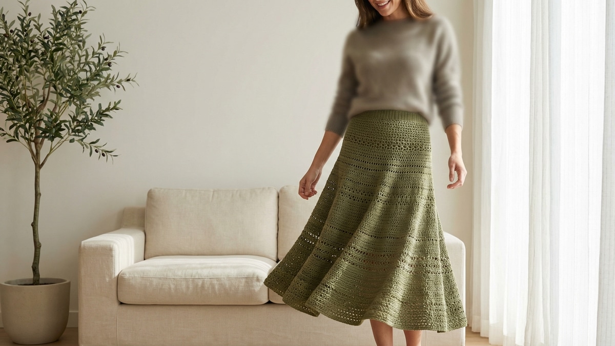 Aprenda a criar as suas saias de crochê e veja modelos cheios de charme