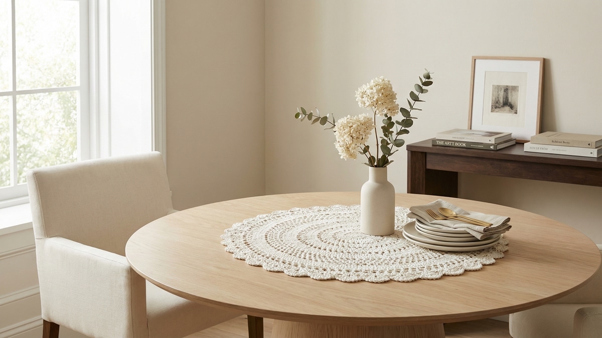Centros de mesa em crochê para dar um ar novo na sua decoração