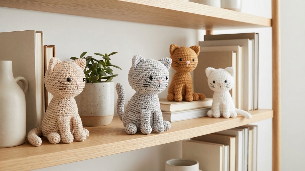Apaixone-se por estes gatos de amigurumi incrivelmente fofos e lindos