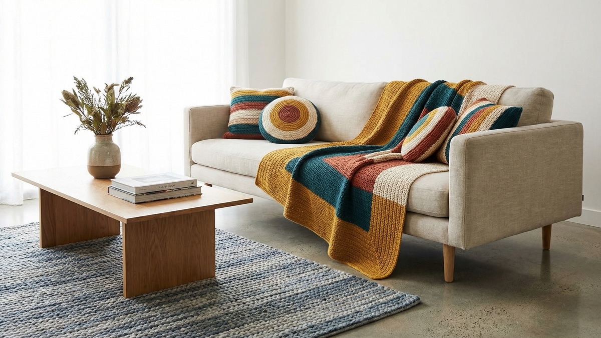 Descubra o crochê moderno para renovar roupas e ambientes