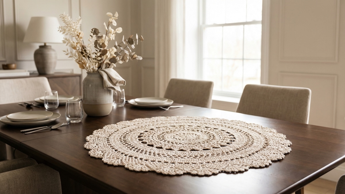 Transforme sua casa com centros de mesa em crochê charmosos