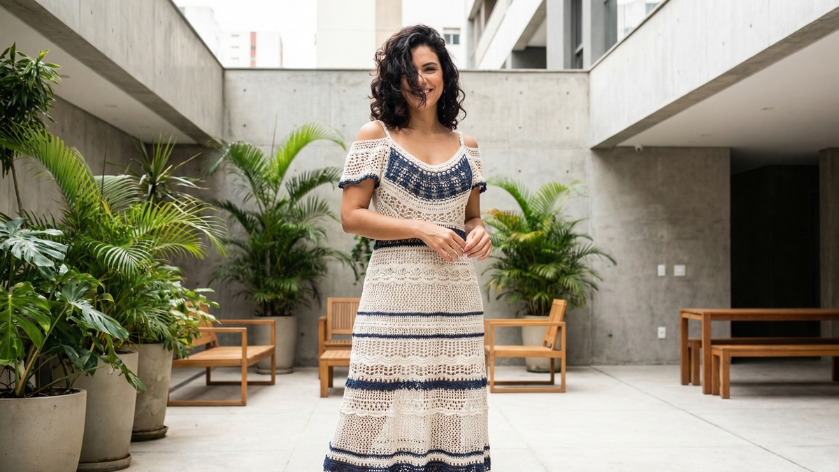 Quer mudar o seu estilo? Veja vestidos de crochê para mudar o ar de 2026