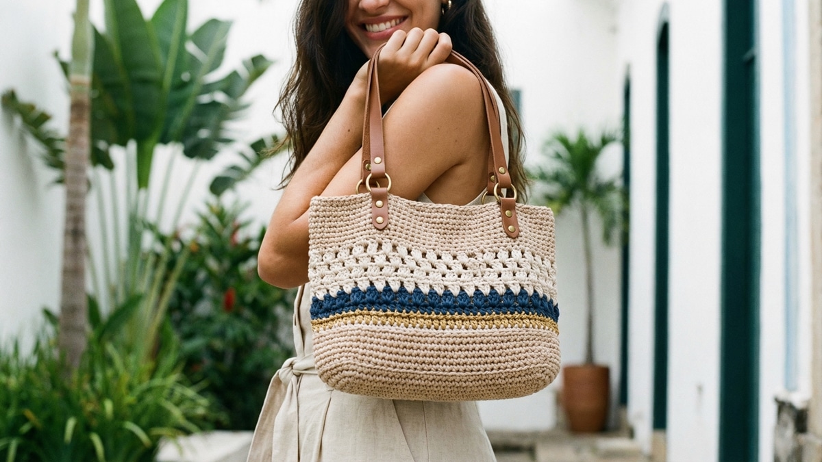 Essas bolsas de crochê vão se tornar as estrelas dos seus looks!