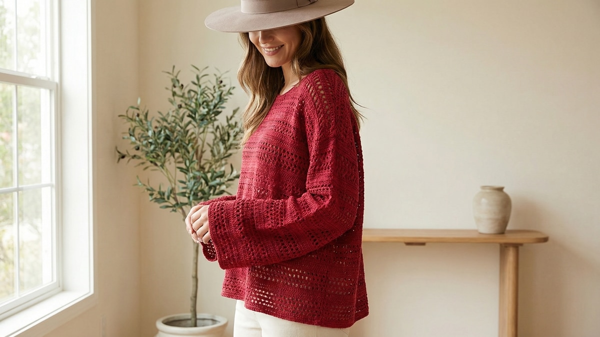 Blusas de crochê confortáveis e lindas para usar em qualquer ocasião