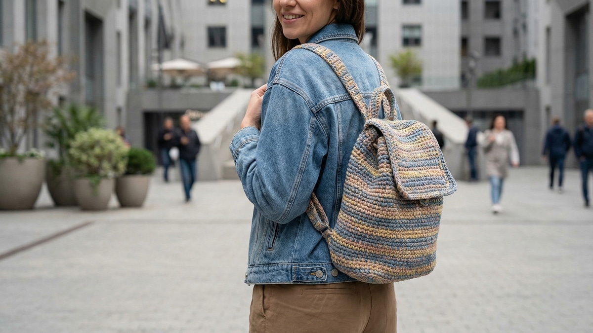 Mochilas de crochê super criativas e charmosas para você criar!