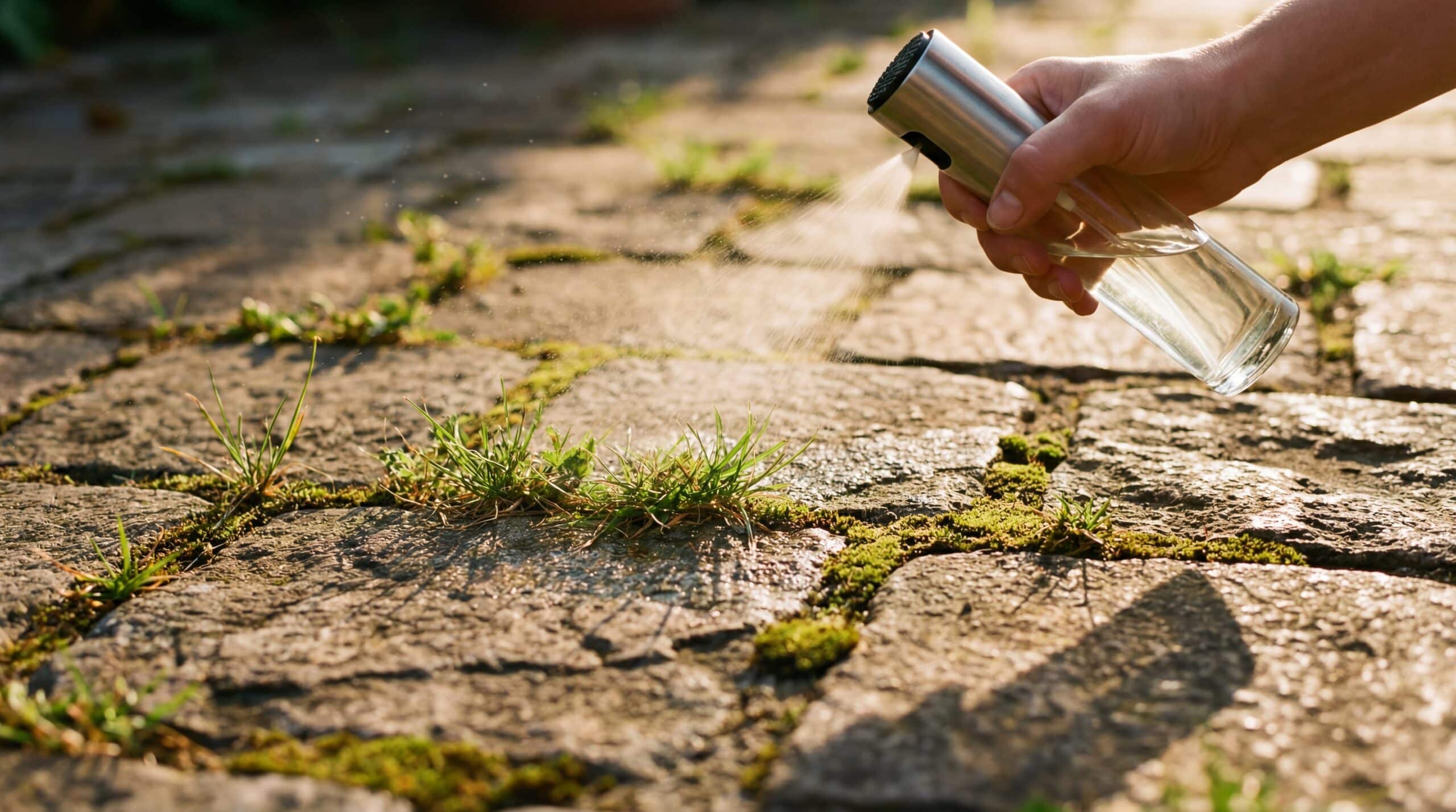Como eliminar o mato entre pedras do pátio com 4 métodos caseiros definitivos