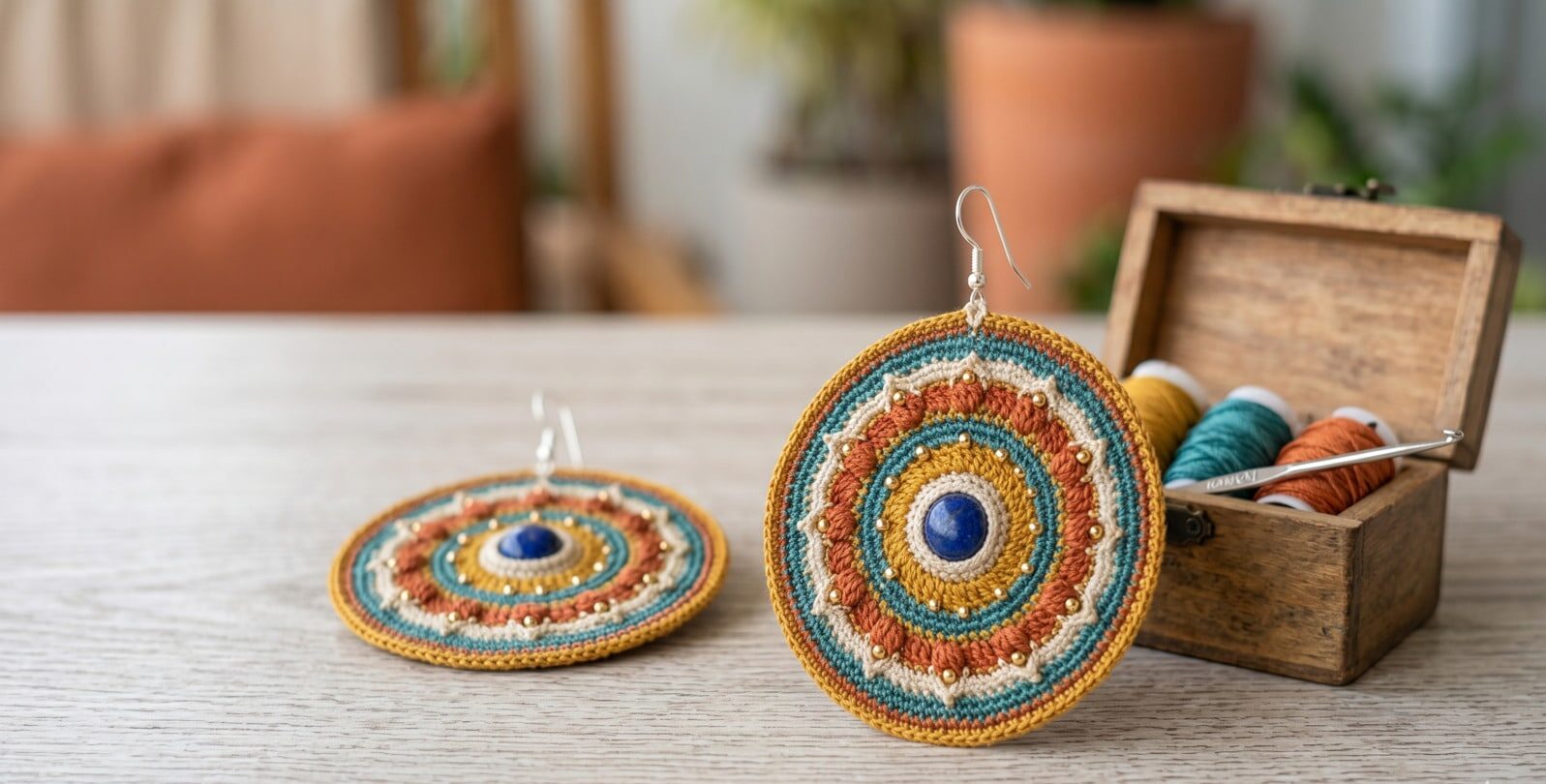 Brincos de crochê: cinco modelos artesanais que valorizam o visual em 2026