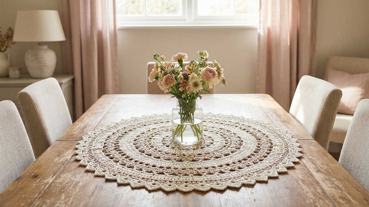 Eleve o padrão da sua decoração com centros de mesa em crochê perfeitos