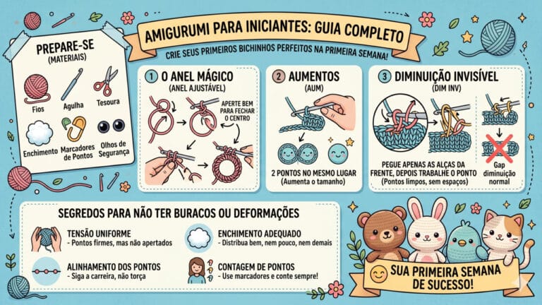 Guia completo para inciantes em amigurumi