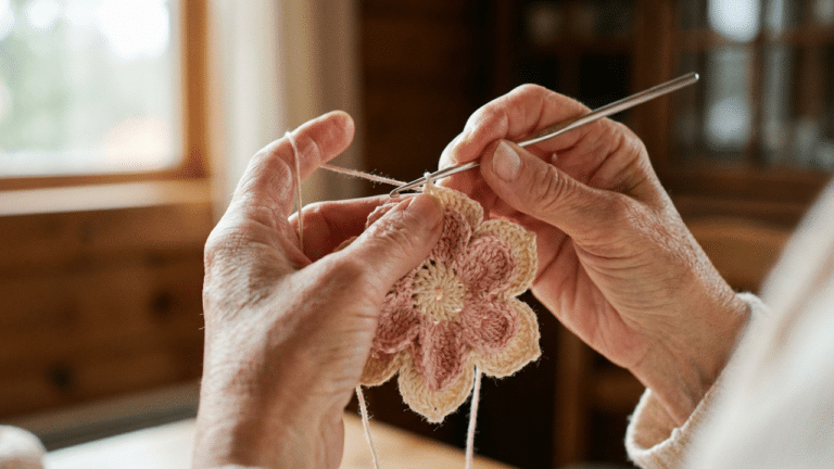 flor de croche