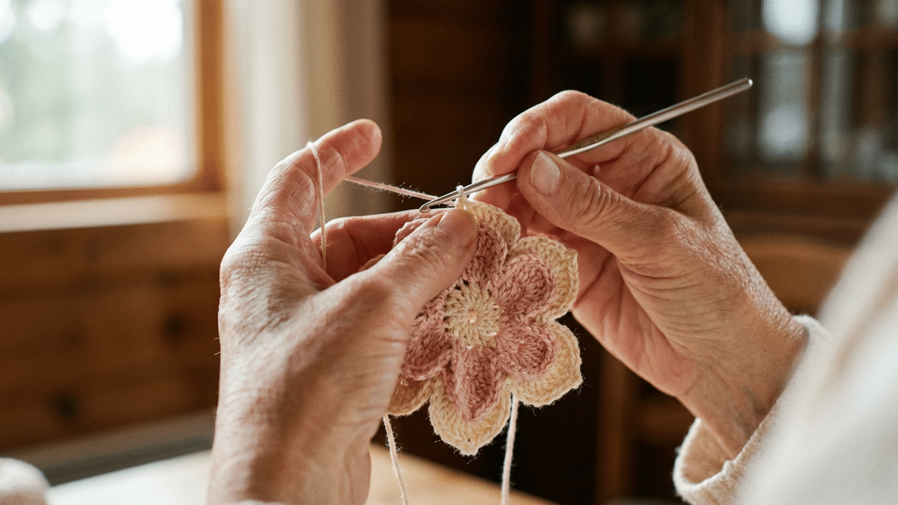 Flor de crochê fácil: modelos charmosos para valorizar os seus trabalhos manuais