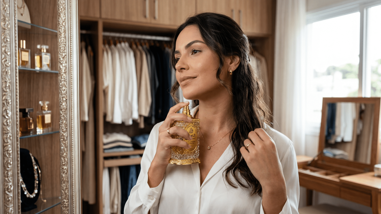 As mil e uma noites na pele: Os 5 perfumes árabes femininos que mais fixam e projetam, ideais para quem quer ser notada
