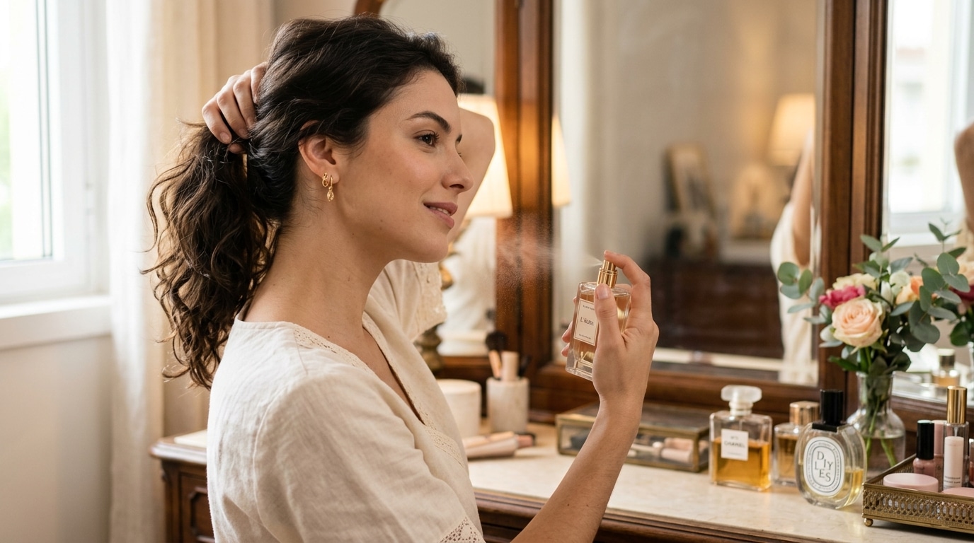 5 pontos estratégicos do corpo (além do pulso) para borrifar o perfume e fazê-lo durar 12 horas