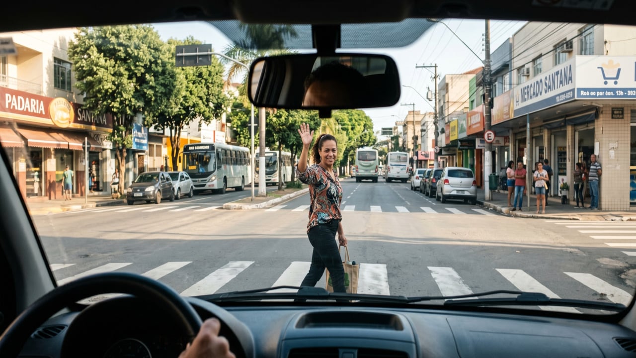 De acordo com a psicologia, acenar com a mão para agradecer aos carros ao atravessar a rua é característica específica dessas pessoas