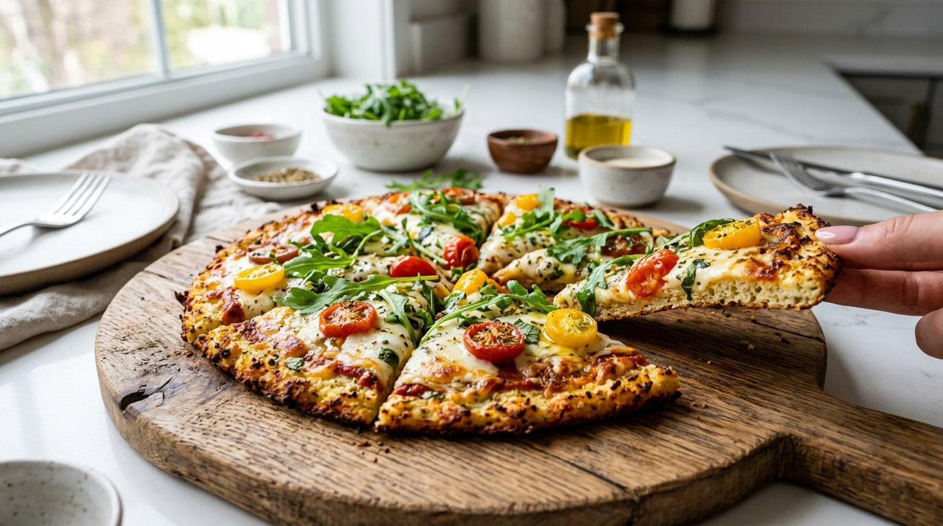 Como usar a couve-flor para substituir a massa de pizza e diminuir o carboidrato