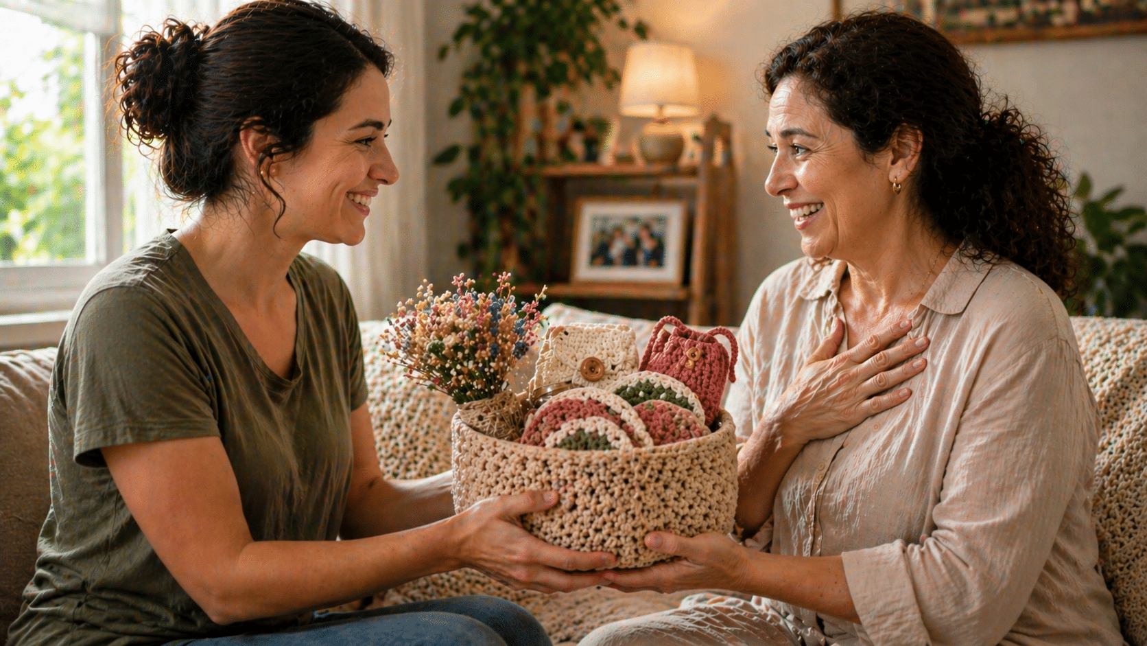 14 presentes de crochê para o Dia das Mães que parecem caros, encantam logo na primeira olhada e você pode fazer em casa com pouco material