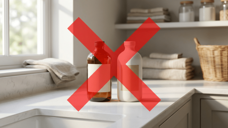 A mistura proibida: os dois produtos de limpeza comuns que nunca deve juntar