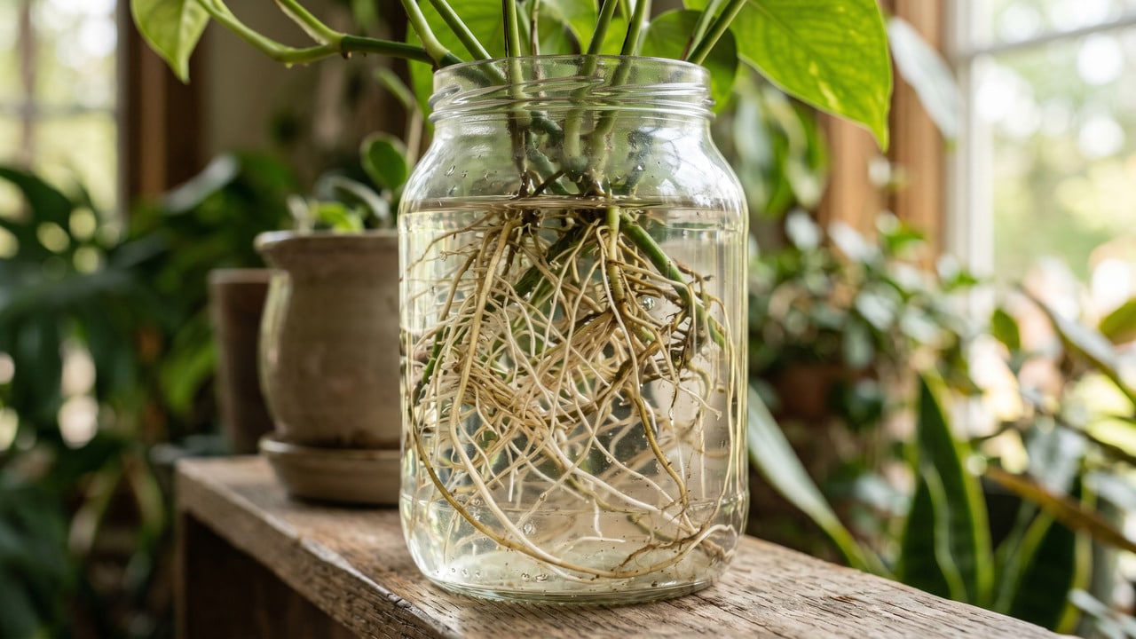 O segredo da planta no vidro: 5 espécies que crescem apenas na água e decoram a casa com elegância