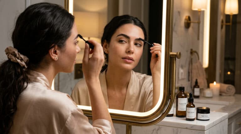 rotina de skincare noturna