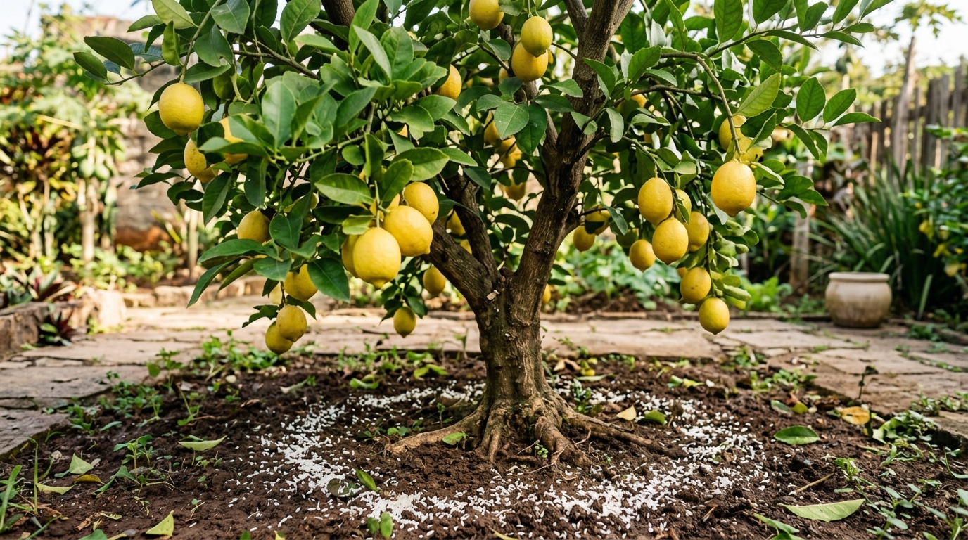 Para que serve e por que é recomendado colocar arroz cru na terra do pé de limão