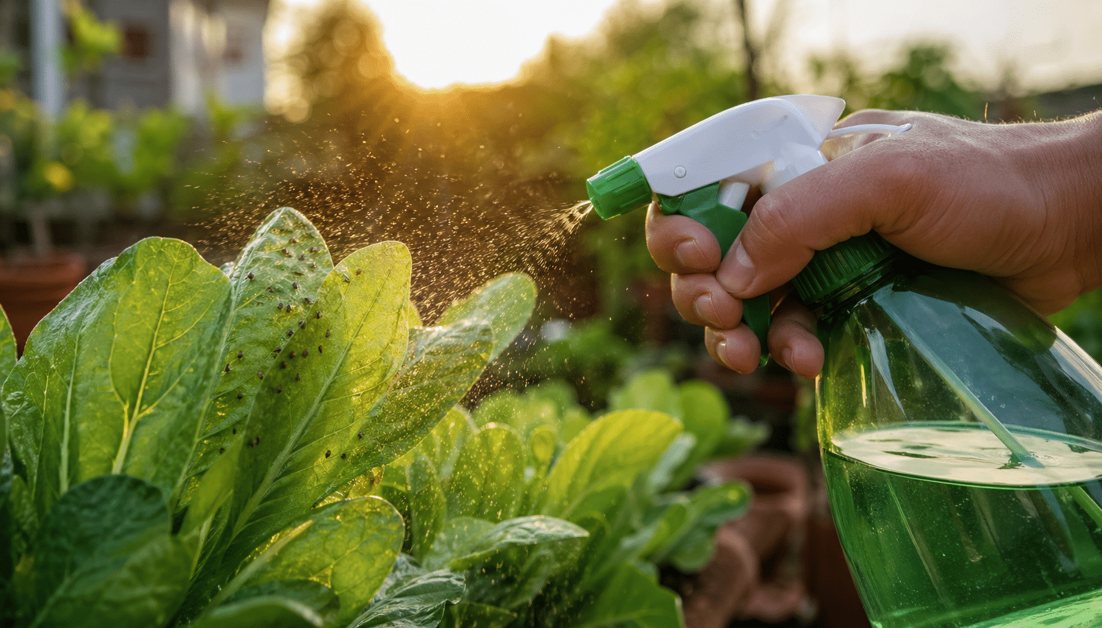 O fim dos pulgões na horta: o spray natural de dois ingredientes que protege suas hortaliças