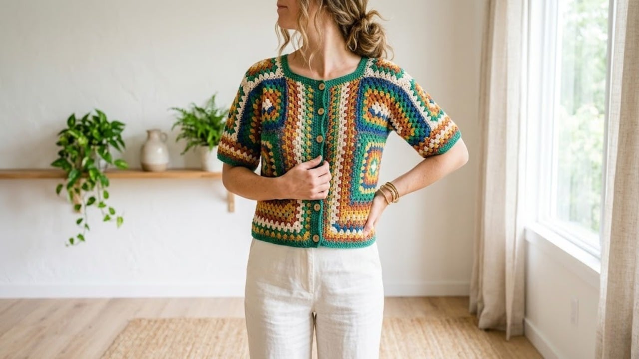 DIY: Lindas inspirações de blusas de crochê com gráficos para um look cheio de estilo