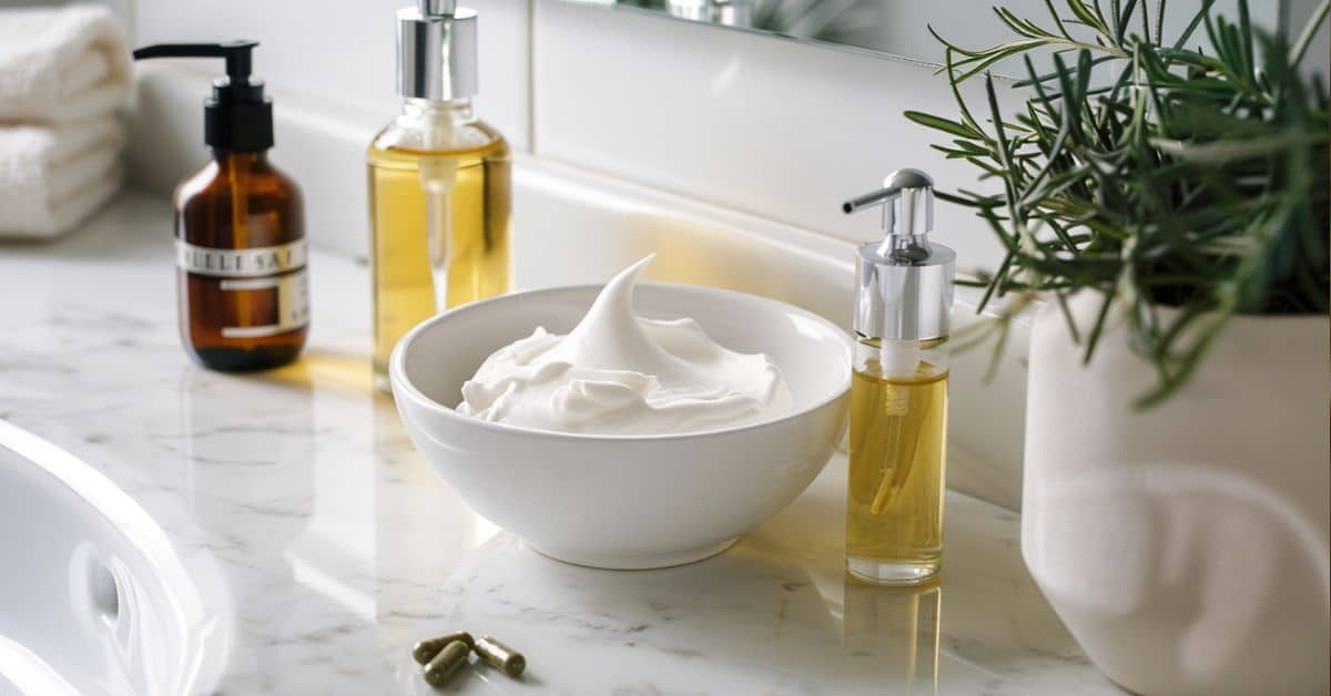 Misture creme branco com esses óleos e o resultado é um cabelo com brilho intenso, menos frizz e aparência mais encorpada já na primeira aplicação