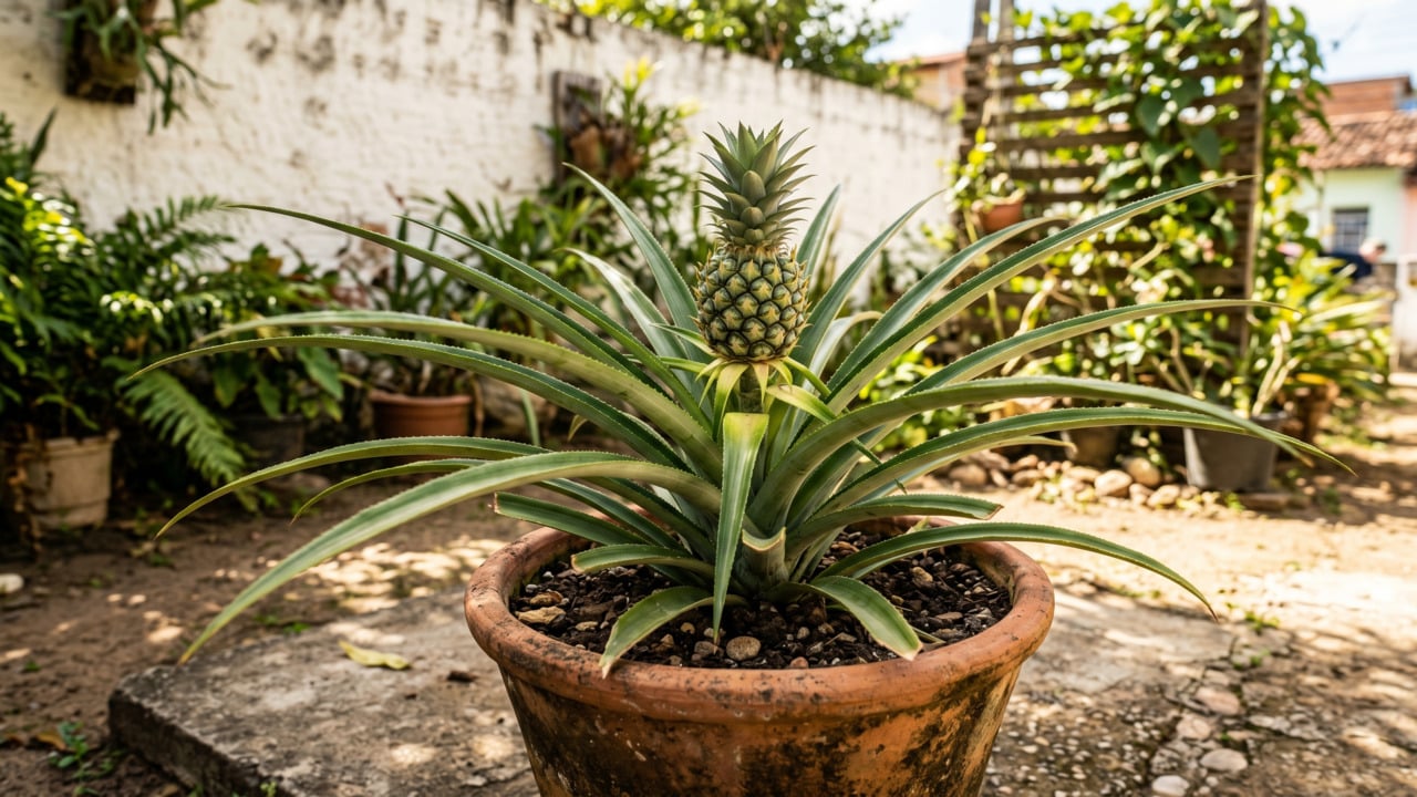 Como plantar a coroa de um abacaxi e cultivar um suprimento infinito de frutas deliciosas