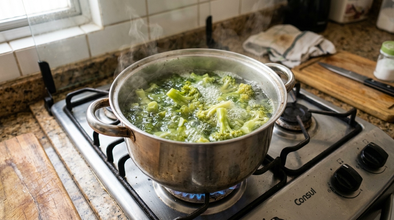 Pare de cozinhar Brócolis na água: essa é a maneira correta de cozinhar para preservar seus nutrientes