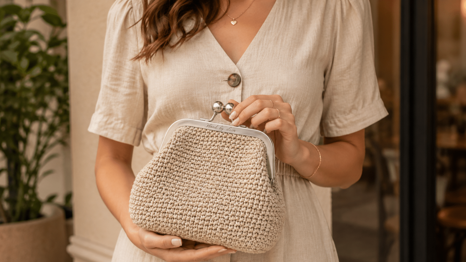 Bolsa de mão em crochê deixa qualquer look mais charmoso e sofisticado