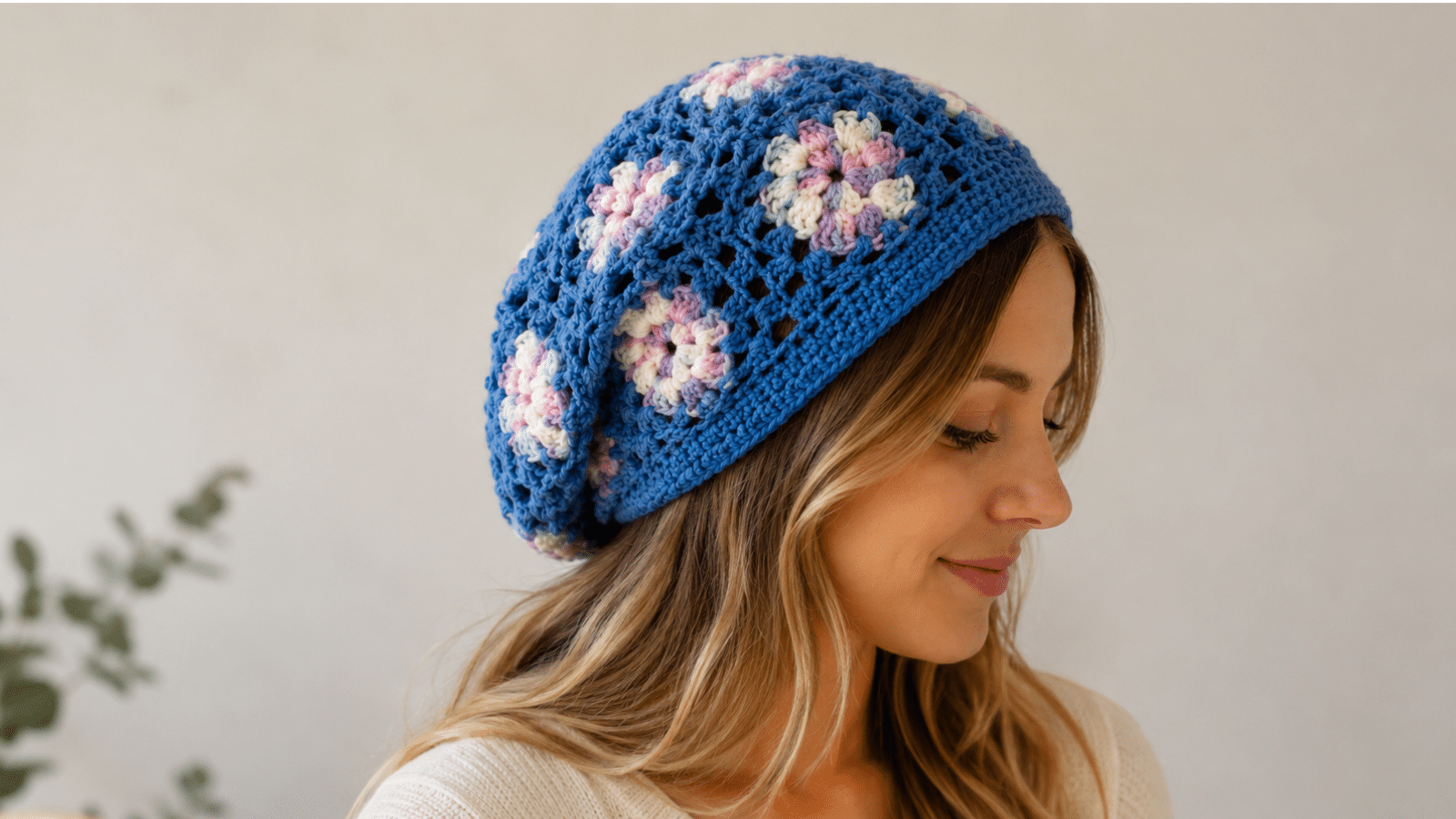 14 modelos de gorros florido em crochê que promete dominar a moda nos dias frios
