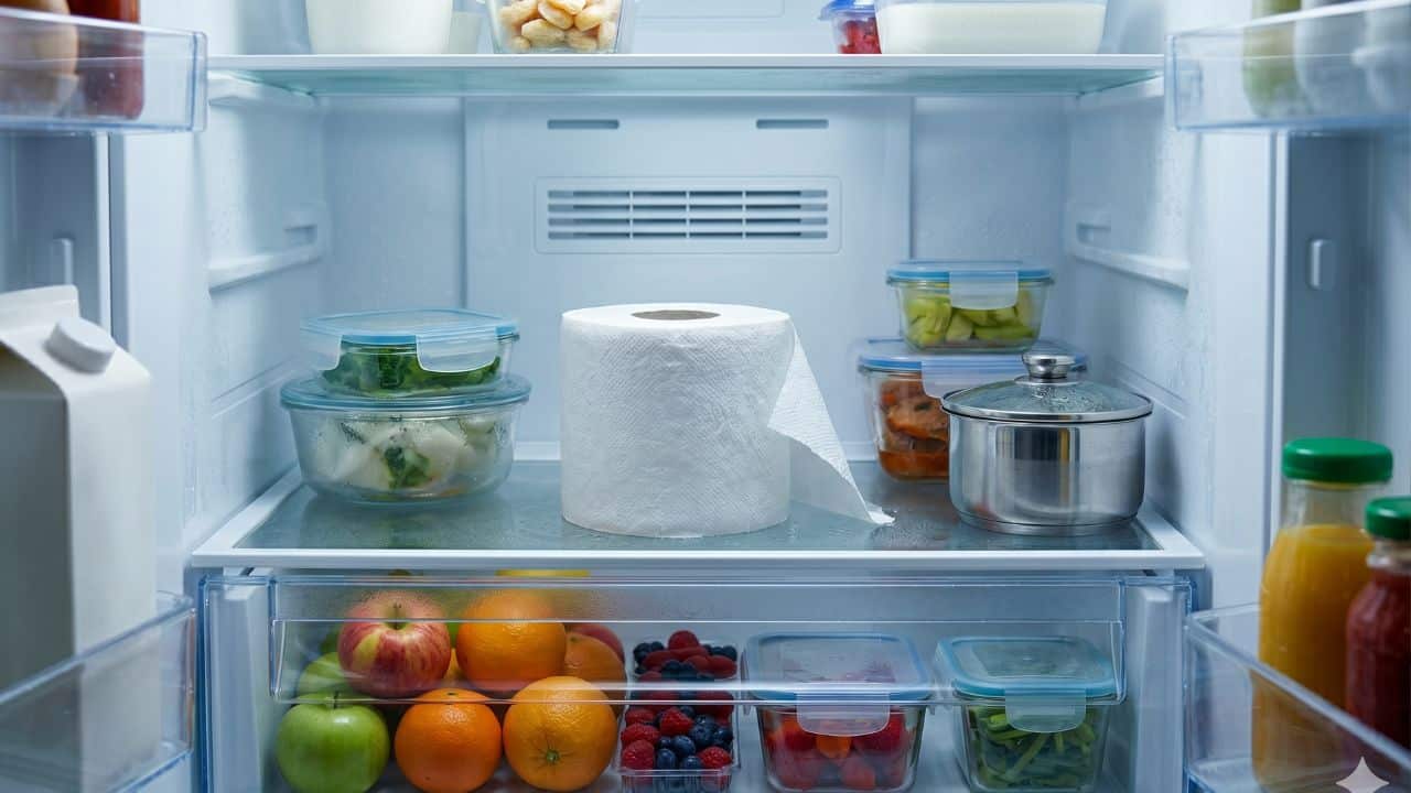 Colocar papel higiênico na geladeira está se tornando comum nas casas brasileiras para eliminar odores