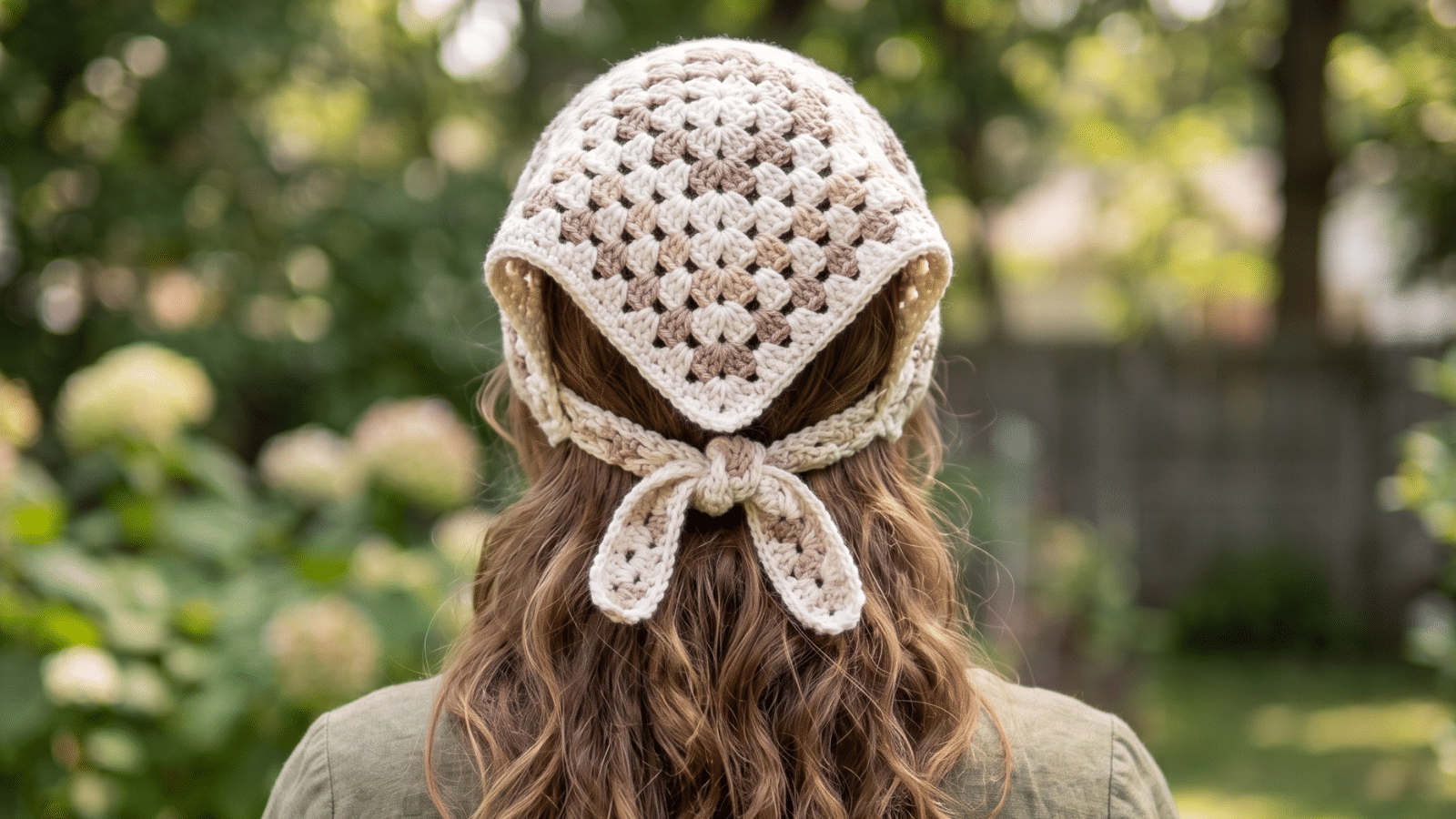Bandana de crochê: o acessório que está de volta para transformar o seu visual (Com gráficos práticos)